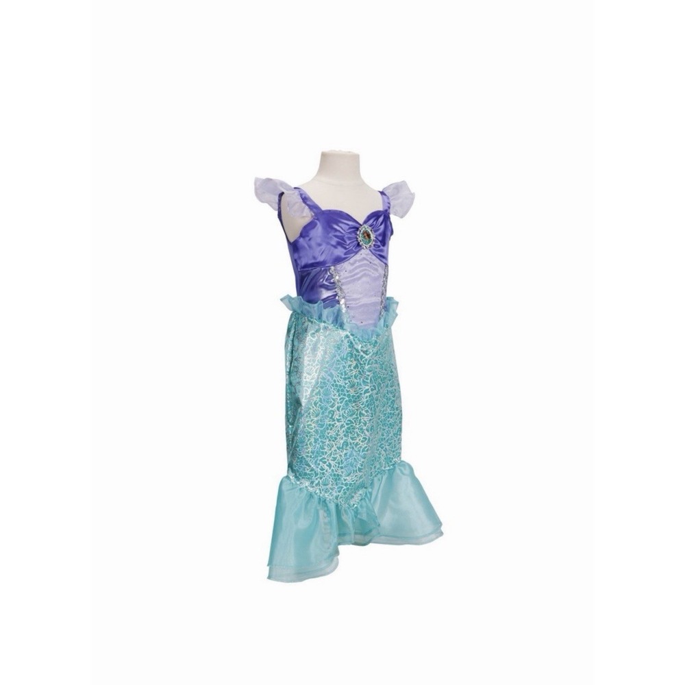 NEW Disney Princess Ariel Core Dress Costume Fits Sizes 4-6X NWT - Picture 4 of 12